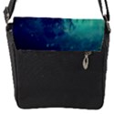 Tree Abstract Field Galaxy Night Nature Flap Closure Messenger Bag (S) View1