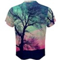 Tree Abstract Field Galaxy Night Nature Men s Cotton Tee View2