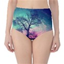 Tree Abstract Field Galaxy Night Nature Classic High-Waist Bikini Bottoms View1