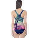 Tree Abstract Field Galaxy Night Nature One Piece Swimsuit View2