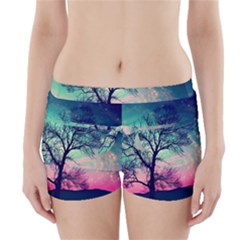 Tree Abstract Field Galaxy Night Nature Boyleg Bikini Wrap Bottoms by Jancukart