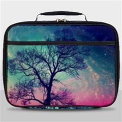 Tree Abstract Field Galaxy Night Nature Full Print Lunch Bag