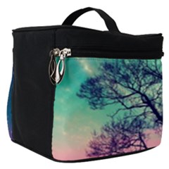 Tree Abstract Field Galaxy Night Nature Make Up Travel Bag (small)