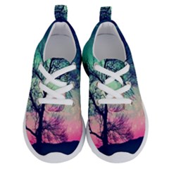 Tree Abstract Field Galaxy Night Nature Running Shoes by Jancukart