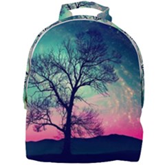 Tree Abstract Field Galaxy Night Nature Mini Full Print Backpack