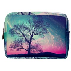 Tree Abstract Field Galaxy Night Nature Make Up Pouch (medium)