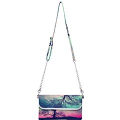 Tree Abstract Field Galaxy Night Nature Mini Crossbody Handbag by Jancukart