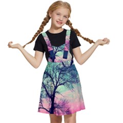 Tree Abstract Field Galaxy Night Nature Kids  Apron Dress