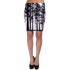 Trees Forest Woods Woodland Trunk Bodycon Skirt