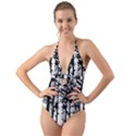 Trees Forest Woods Woodland Trunk Halter Cut-Out One Piece Swimsuit View1