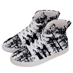 Trees Forest Woods Woodland Trunk Women s Hi-top Skate Sneakers by Jancukart