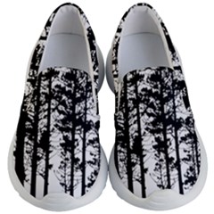 Trees Forest Woods Woodland Trunk Kids Lightweight Slip Ons