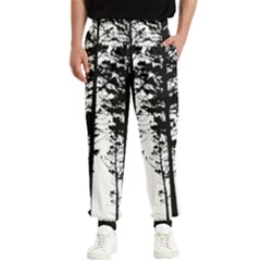 Trees Forest Woods Woodland Trunk Men s Elastic Waist Pants