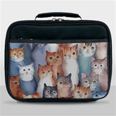 Cats Watercolor Pet Animal Mammal Lunch Bag