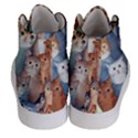 Cats Watercolor Pet Animal Mammal Men s Hi-Top Skate Sneakers View4