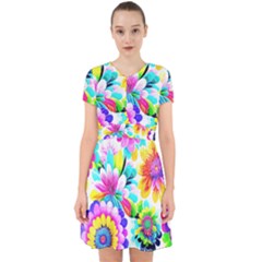 Flower Floral Flora Dais Rose Adorable In Chiffon Dress