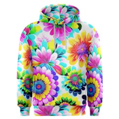 Flower Floral Flora Dais Rose Men s Overhead Hoodie