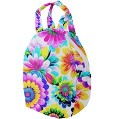 Flower Floral Flora Dais Rose Travel Backpacks