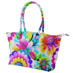 Flower Floral Flora Dais Rose Canvas Shoulder Bag