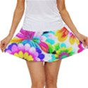 Flower Floral Flora Dais Rose Women s Skort View1