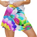 Flower Floral Flora Dais Rose Women s Skort View3