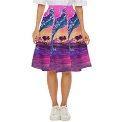 Retro Wave Ocean Classic Short Skirt by Semog4