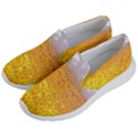 Texture Pattern Macro Glass Of Beer Foam White Yellow Bubble Men s Lightweight Slip Ons View2