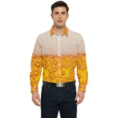 Beer Texture Drinks Texture Men s Long Sleeve  Shirt by Semog4