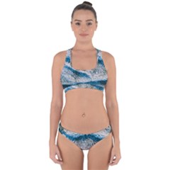 Waves Wave Nature Beach Cross Back Hipster Bikini Set by Semog4