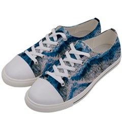 Waves Wave Nature Beach Women s Low Top Canvas Sneakers by Semog4