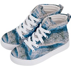 Waves Wave Nature Beach Kids  Hi-top Skate Sneakers by Semog4