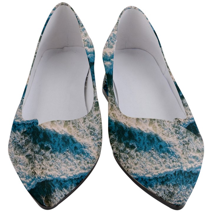 Waves Wave Nature Beach Women s Block Heels 