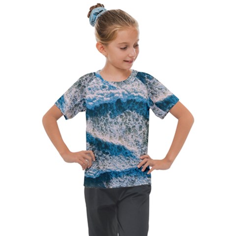 Waves Wave Nature Beach Kids  Mesh Piece Tee by Semog4