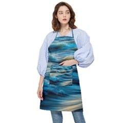 Waves Abstract Waves Abstract Pocket Apron by Semog4