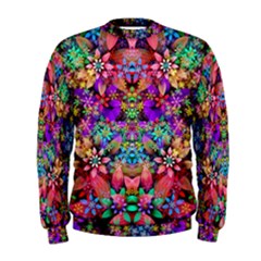 Flower Patterns Abstract Pattern Digital Art Men s Sweatshirt