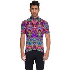 Flower Patterns Abstract Pattern Digital Art Men s Short Sleeve Cycling Jersey