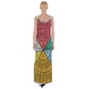 Wheel Of Emotions Feeling Emotion Thought Language Critical Thinking Thigh Split Maxi Dress View2