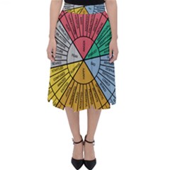 Wheel Of Emotions Feeling Emotion Thought Language Critical Thinking Classic Midi Skirt by Semog4