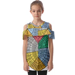 Wheel Of Emotions Feeling Emotion Thought Language Critical Thinking Fold Over Open Sleeve Top by Semog4