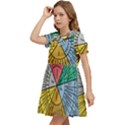 Wheel Of Emotions Feeling Emotion Thought Language Critical Thinking Kids  Bow Tie Puff Sleeve Dress View3