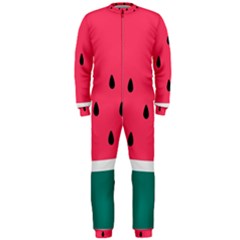 Watermelon Fruit Pattern Onepiece Jumpsuit (men) by Semog4