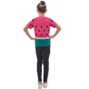 Watermelon Fruit Pattern Kids  Mesh Piece Tee View2