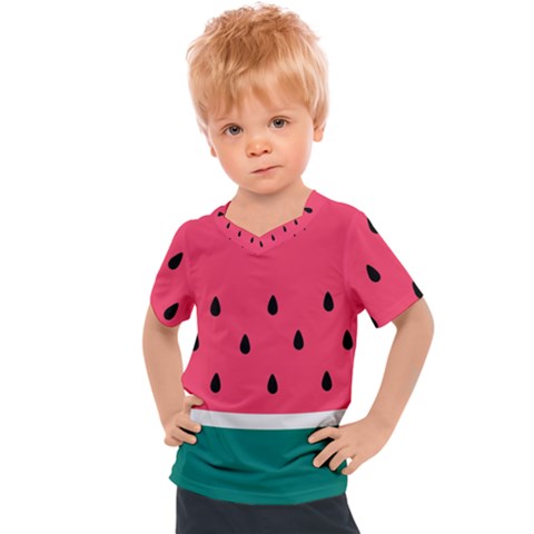 Watermelon Fruit Pattern Kids  Sports Tee by Semog4