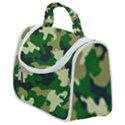 Green Military Background Camouflage Satchel Handbag View1