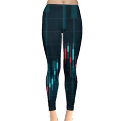 Flag Patterns On Forex Charts Leggings  by Semog4