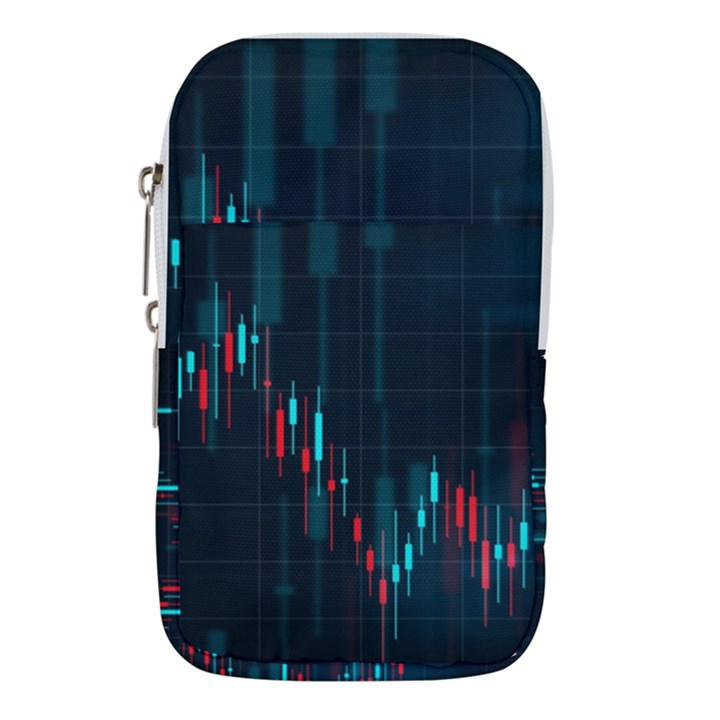 Flag Patterns On Forex Charts Waist Pouch (Small)