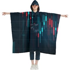 Flag Patterns On Forex Charts Women s Hooded Rain Ponchos