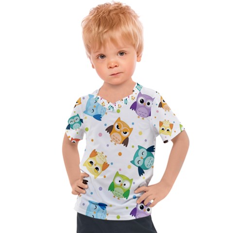 Owl Bird Kids  Sports Tee by Semog4