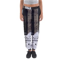 Music Piano Instrument Sheet Women s Jogger Sweatpants by Semog4