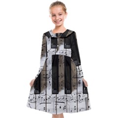 Music Piano Instrument Sheet Kids  Midi Sailor Dress by Semog4